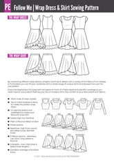 Follow Me | Wrap Dress & Skirt PDF Sewing Pattern